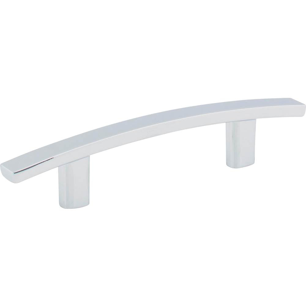 Hardware Resources - 3'' Center-to-Center Polished Chrome Square Thatcher Cabinet Bar Pull - Polished Chrome