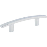 Hardware Resources - 3'' Center-to-Center Polished Chrome Square Thatcher Cabinet Bar Pull - Polished Chrome