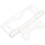 Hardware Resources - 3'' Swaged Loose Pin Non-Mortise Hinge with 3 Slots - White - White