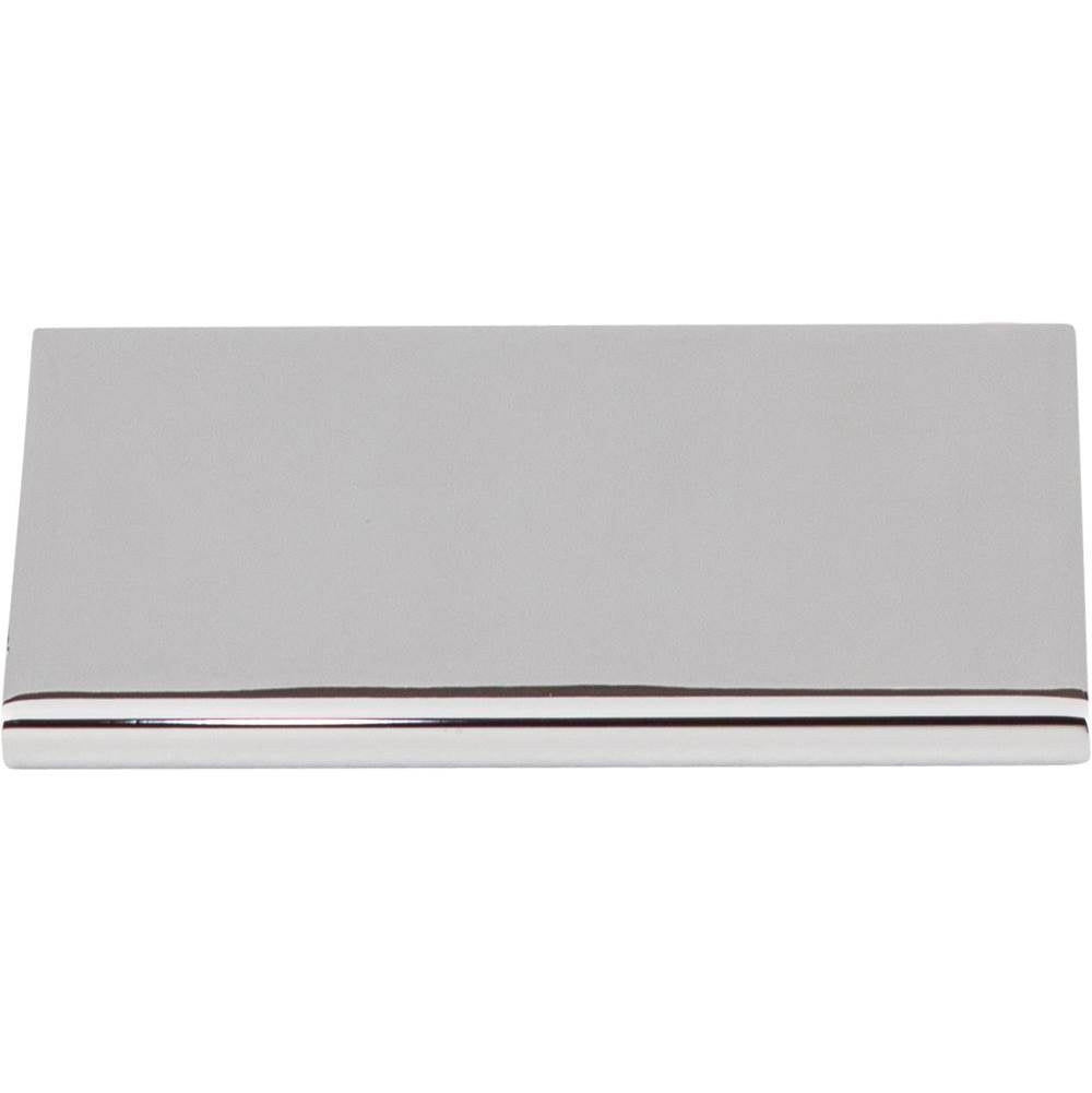 3'' Overall Length Brushed Chrome Edgefield Cabinet Tab Pull