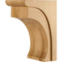 Hardware Resources - 5'' W x 7'' D x 10'' H Rubberwood Cove Corbel - Unfinished
