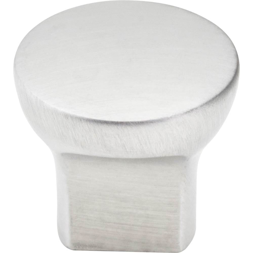 1'' Diameter Brushed Chrome Round Brenton Cabinet Knob