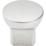 1'' Diameter Brushed Chrome Round Brenton Cabinet Knob