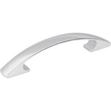 Hardware Resources - 96 mm Center-to-Center Polished Chrome Arched Strickland Cabinet Pull - Polished Chrome