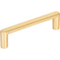 Hardware Resources - 96 mm Center-to-Center Brushed Gold Gibson Cabinet Pull - Brushed Gold