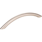 Hardware Resources - 128 mm Center-to-Center Satin Nickel Arched Verona Cabinet Pull - Satin Nickel