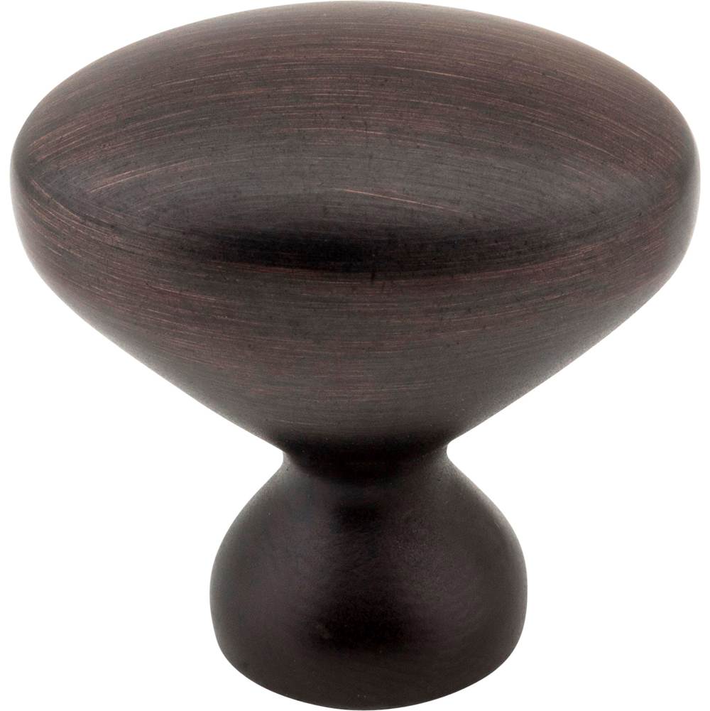 1-1/4'' Overall Length Brushed Pewter Oval Merryville Cabinet Knob