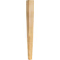Hardware Resources - 3-1/2'' W x 3-1/2'' D x 35-1/2'' H Oak Square Tapered Post - Unfinished