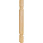 Hardware Resources - 3'' W x 3'' D x 35-1/2'' H Maple Square Mission Post - Unfinished
