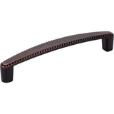 Hardware Resources - 128 mm Center-to-Center Brushed Oil Rubbed Bronze Rope Detailed Lindos Cabinet Pull - Brushed Oil Rubbed Bronze
