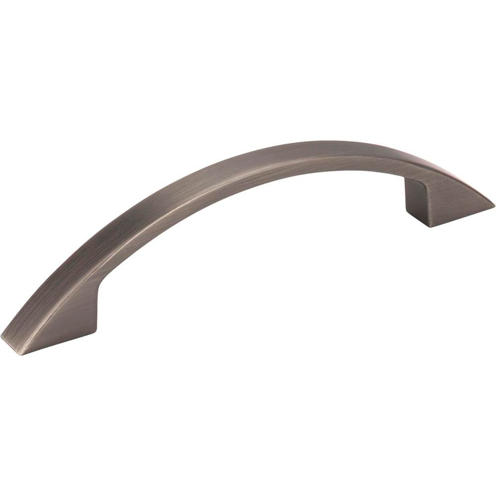 Hardware Resources - 96 mm Center-to-Center Brushed Pewter Arched Somerset Cabinet Pull - Brushed Pewter