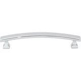 128 mm Center-to-Center Brushed Gold Square Hadly Cabinet Pull