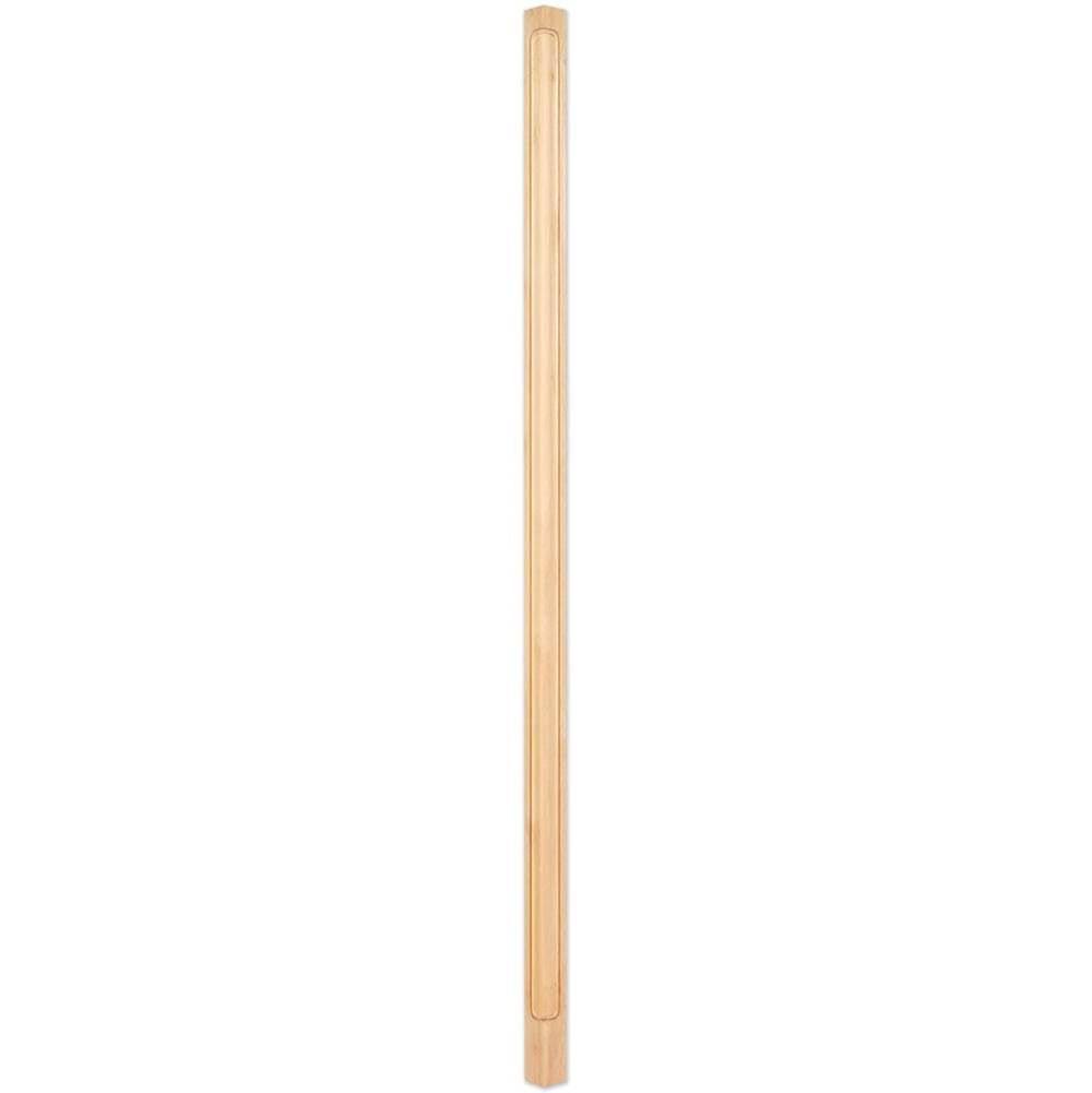 Hardware Resources - 2-3/4'' W x 2-3/4'' D x 96'' H Hard Maple Beaded Corner Post - Unfinished