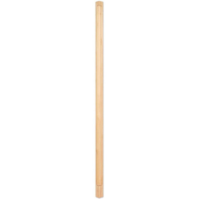 Hardware Resources - 2-3/4'' W x 2-3/4'' D x 96'' H Hard Maple Beaded Corner Post - Unfinished