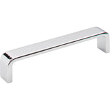 Hardware Resources - 128 mm Center-to-Center Polished Chrome Square Asher Cabinet Pull - Polished Chrome