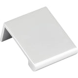 Hardware Resources - 1-1/4'' Overall Length Polished Chrome Edgefield Cabinet Tab Pull - Polished Chrome