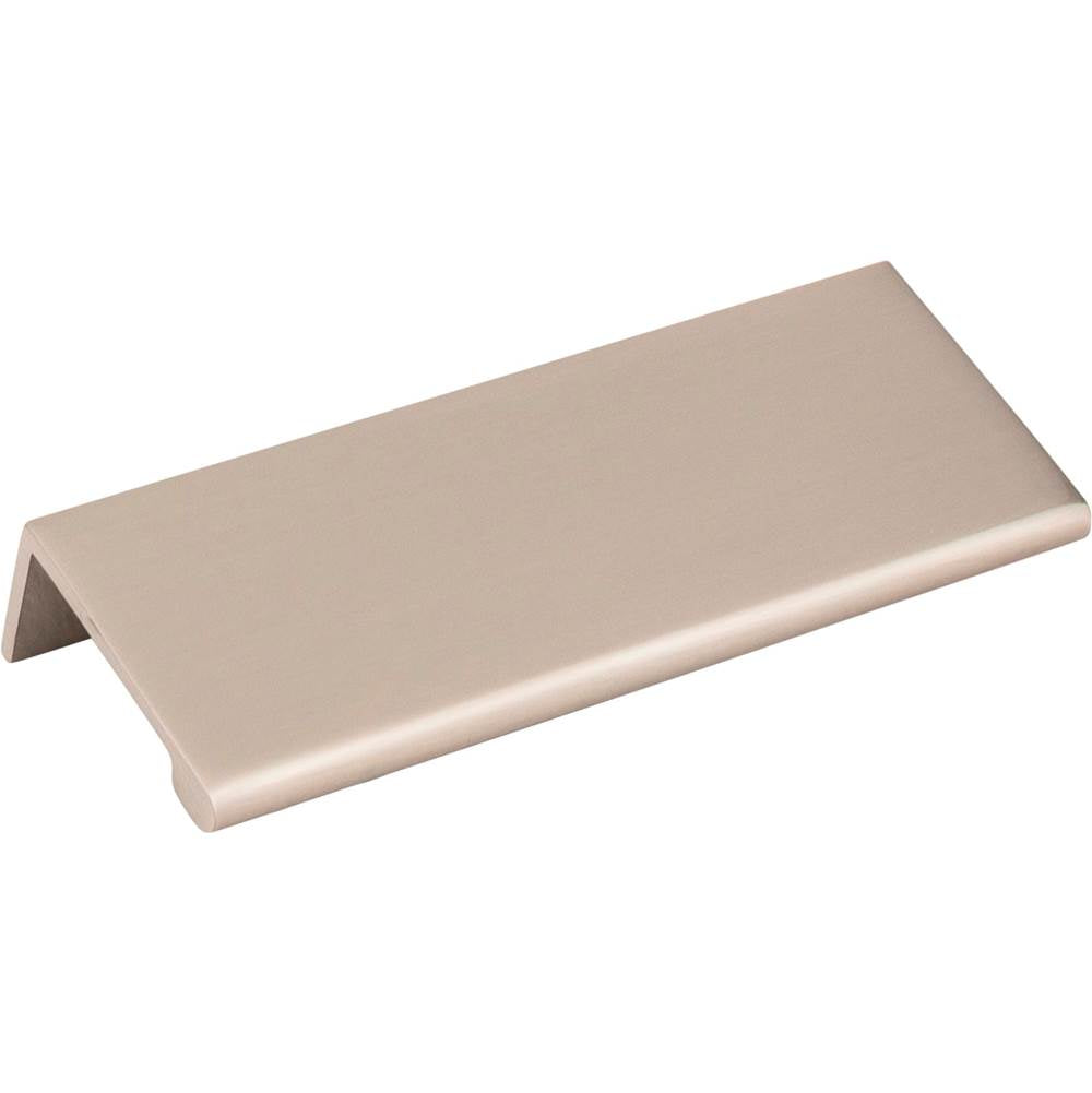 Hardware Resources - 4'' Overall Length Satin Nickel Edgefield Cabinet Tab Pull - Satin Nickel