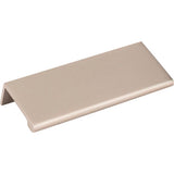 Hardware Resources - 4'' Overall Length Satin Nickel Edgefield Cabinet Tab Pull - Satin Nickel