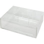 Hardware Resources - Divided Acrylic Top Tray for Vanity Pullout - Clear