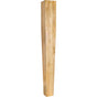 Hardware Resources - 5'' W x 5'' D x 42'' H Oak Square Tapered Post - Unfinished