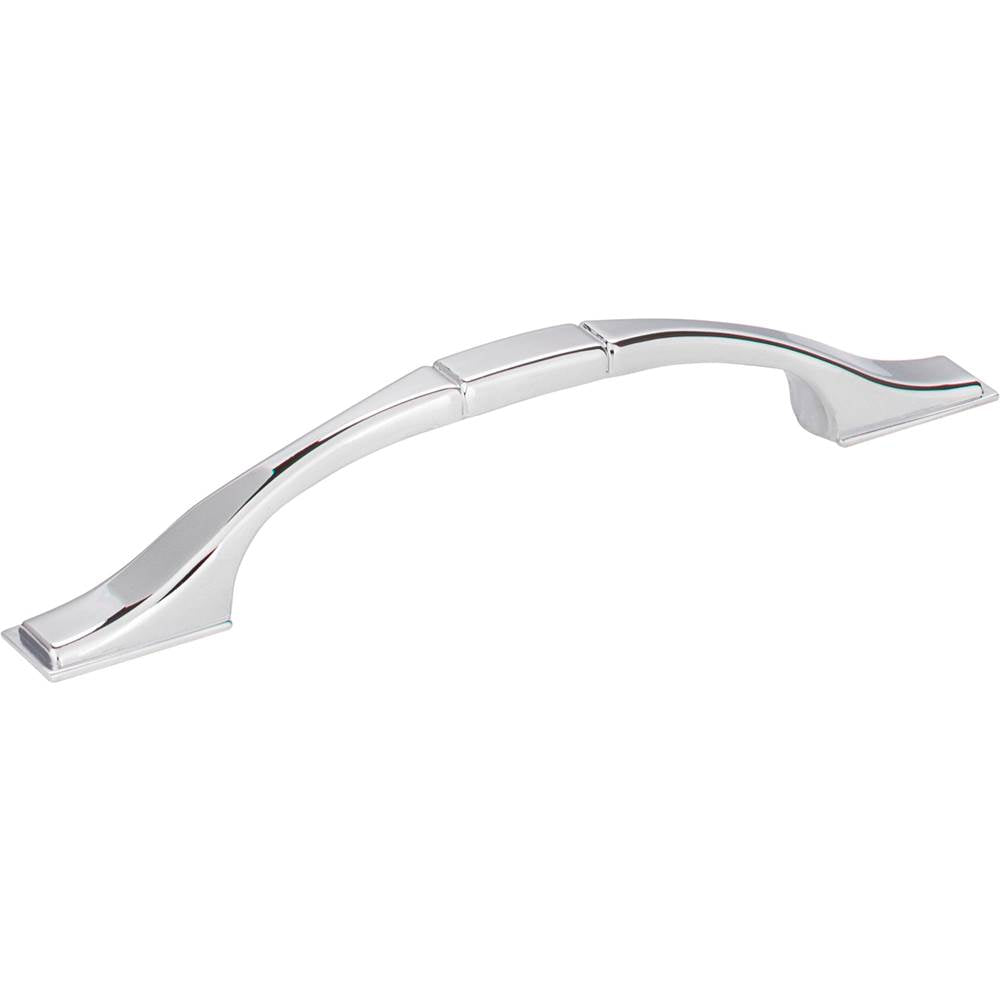 Hardware Resources - 96 mm Center-to-Center Polished Chrome Square Hammond Cabinet Pull - Polished Chrome