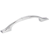 Hardware Resources - 96 mm Center-to-Center Polished Chrome Square Hammond Cabinet Pull - Polished Chrome