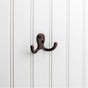 Hardware Resources - 1-7/8'' Brushed Oil Rubbed Bronze Heavy Duty Double Prong Wall Mounted Hook - Brushed Oil Rubbed Bronze