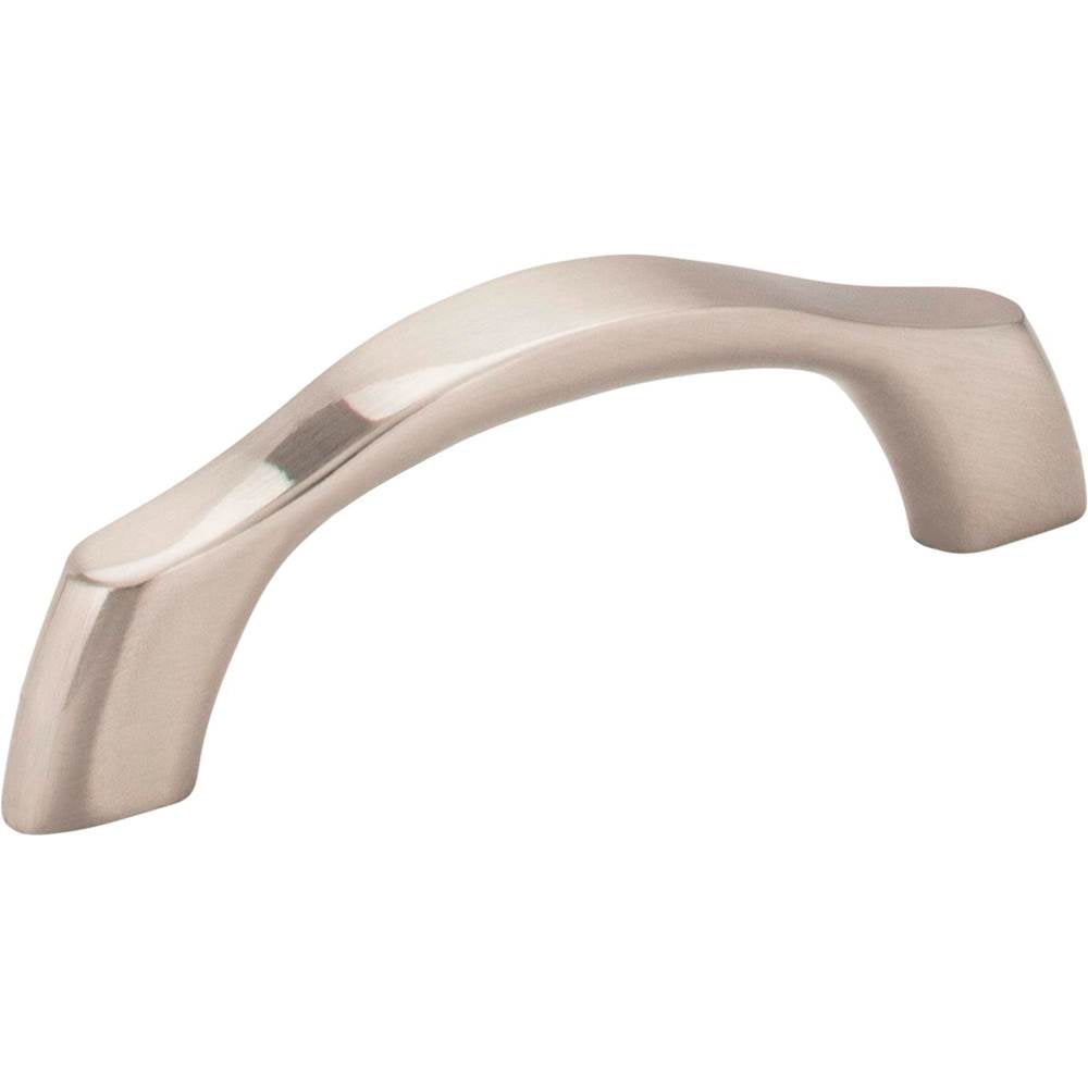 Hardware Resources - 3'' Center-to-Center Satin Nickel Aiden Cabinet Pull - Satin Nickel
