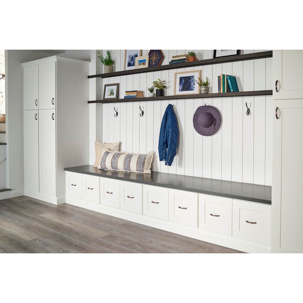 128 mm Center-to-Center Brushed Pewter Aiden Cabinet Pull