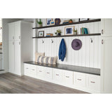 128 mm Center-to-Center Brushed Pewter Aiden Cabinet Pull