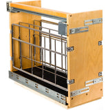 Hardware Resources - 8'' ''No Wiggle'' Soft-close Tray Divider Pullout - Weathered Brass