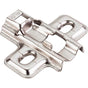 Hardware Resources - Standard Duty 0 mm Non-Cam Adjustable Steel Plate for 700, 725, 900 and 1750 Series Euro Hinges - Polished Nickel