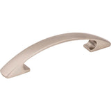 Hardware Resources - 96 mm Center-to-Center Satin Nickel Arched Strickland Cabinet Pull - Satin Nickel
