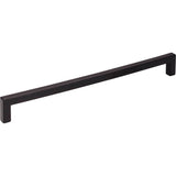 Hardware Resources - 224 mm Center-to-Center Matte Black Square Stanton Cabinet Bar Pull - Matte Black