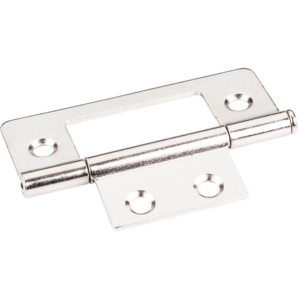 Hardware Resources - Bright Nickel 3'' Loose Pin Non-Mortise Hinge 4 Hole - Polished Nickel