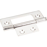 Hardware Resources - Bright Nickel 3'' Loose Pin Non-Mortise Hinge 4 Hole - Polished Nickel