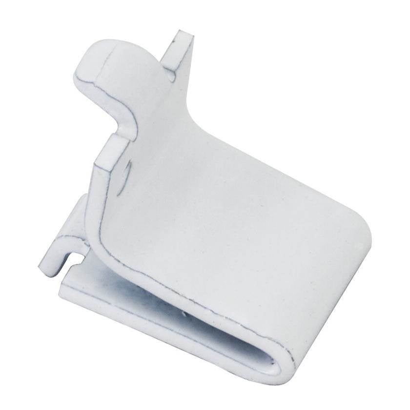 Hardware Resources - White Single-Track Shelf Clip Builder Pack (1,000 pcs.) - Priced and Sold by the Thousand - White