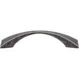 96 mm Center-to-Center Distressed Antique Brass Square Glendale Cabinet Pull