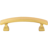 3'' Center-to-Center Brushed Gold Square Hadly Cabinet Pull