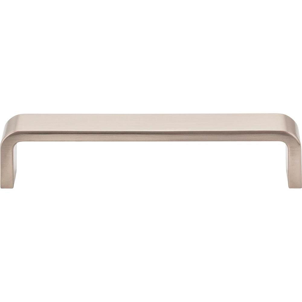 128 mm Center-to-Center Brushed Chrome Square Asher Cabinet Pull