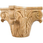 Hardware Resources - 9'' W x 9'' D x 7'' H Rubberwood Acanthus Column Capital - Unfinished