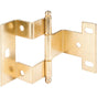 Hardware Resources - Polished Brass Medium Duty 3-Knuckle 2-1/2'' x 2'' 270 Degree Hinge - Polished Brass