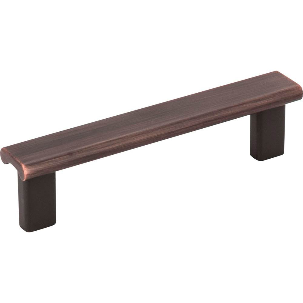Hardware Resources - 96 mm Center-to-Center Brushed Oil Rubbed Bronze Square Park Cabinet Pull - Brushed Oil Rubbed Bronze