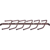 Hardware Resources - Brushed Oil Rubbed Bronze Screw-Mount Tie Rack - Brushed Oil Rubbed Bronze