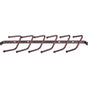 Hardware Resources - Brushed Oil Rubbed Bronze Screw-Mount Tie Rack - Brushed Oil Rubbed Bronze