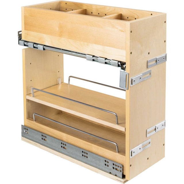 Hardware Resources - ''No Wiggle'' 8'' Soft-close Vanity Cabinet Pullout - UV Coated