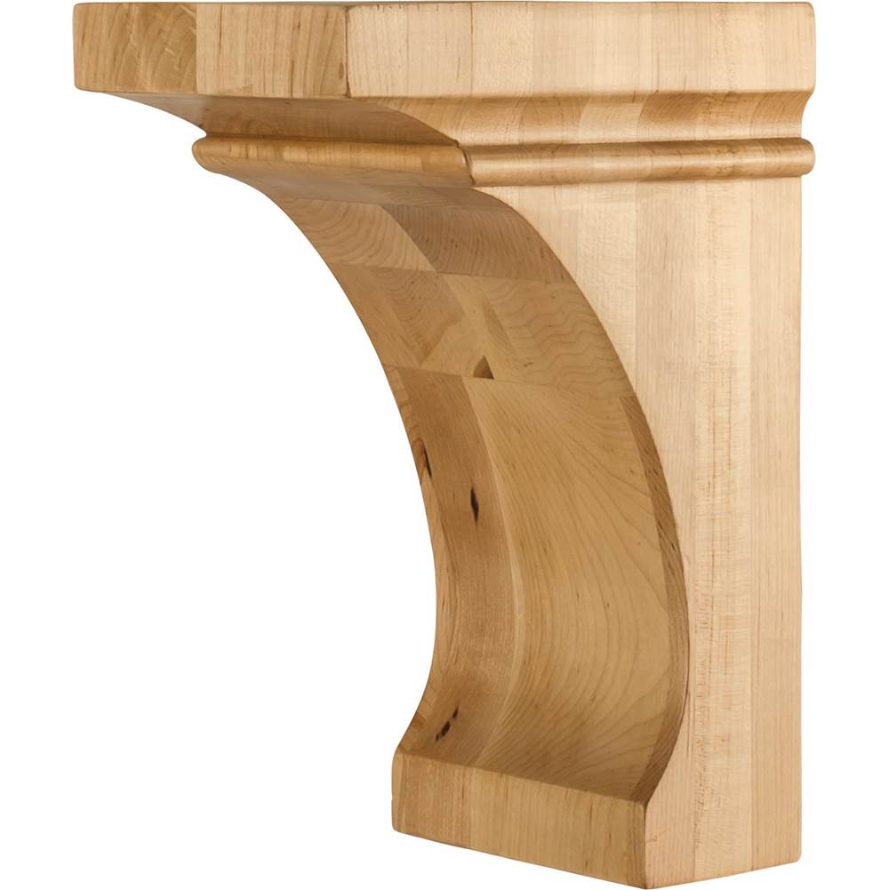 Hardware Resources - 5'' W x 7'' D x 10'' H Hard Maple Cove Corbel - Unfinished