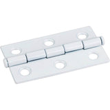 Hardware Resources - White 2-1/2'' x 1-1/2'' Single Half Swaged Butt Hinge - White