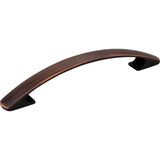 Hardware Resources - 128 mm Center-to-Center Brushed Oil Rubbed Bronze Arched Strickland Cabinet Pull - Brushed Oil Rubbed Bronze