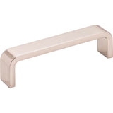 Hardware Resources - 4'' Center-to-Center Satin Nickel Square Asher Cabinet Pull - Satin Nickel